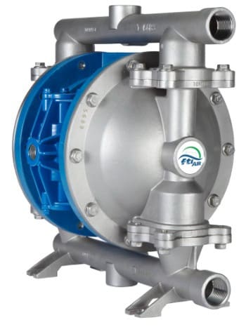 Bomba de diafragma FTI AIR de 1" SS316
