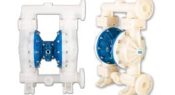 FTI AIR plasticas. Bomba de diafragma no metálica de 1 1/2 ”/ 38 mm