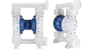 FTI AIR plasticas. Bomba de diafragma no metálica de 2" / 5 1 mm